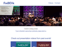 Tablet Screenshot of findevr.com